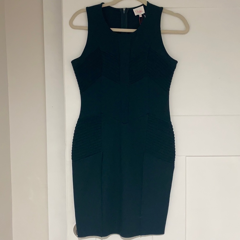 Brand new with tags- Parker darker green dress.
